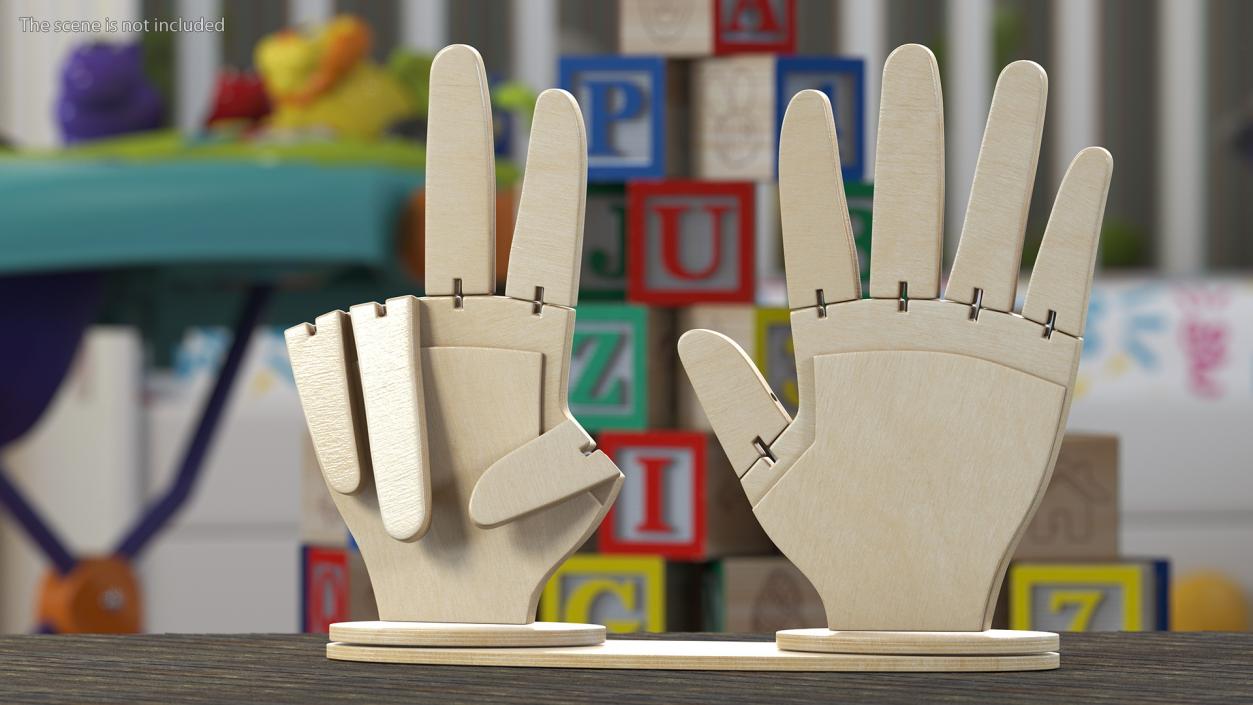 Counting Hands 3D model