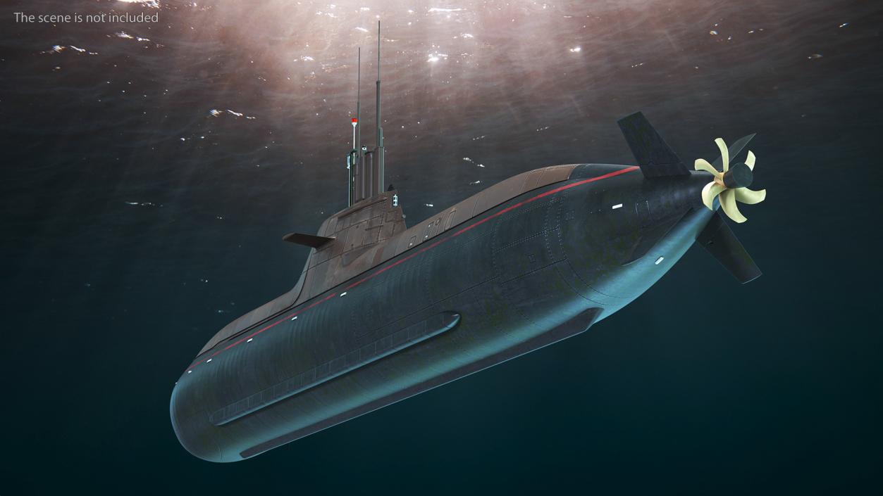 Submarine HDW Class 212A Dry Rigged for Maya 3D model