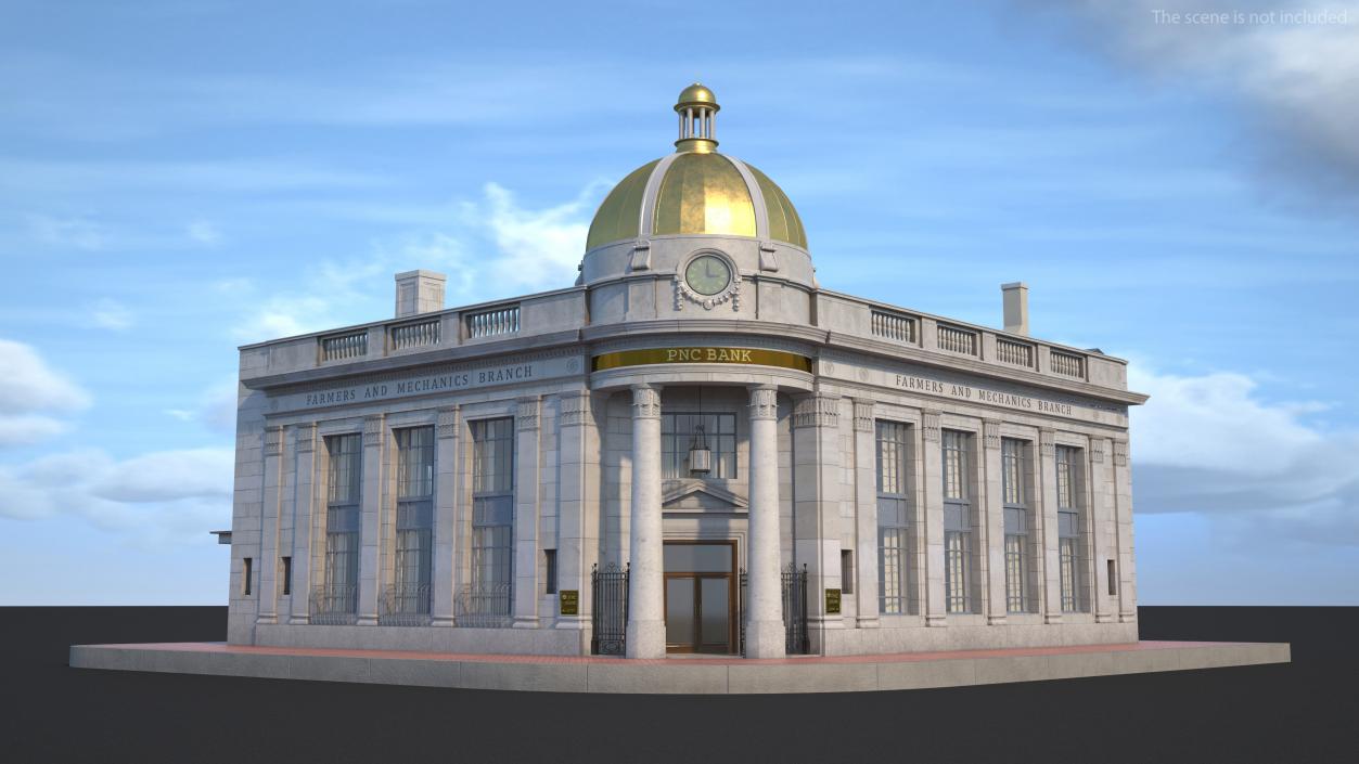 Farmers and Mechanics Bank Building in Georgetown 3D model