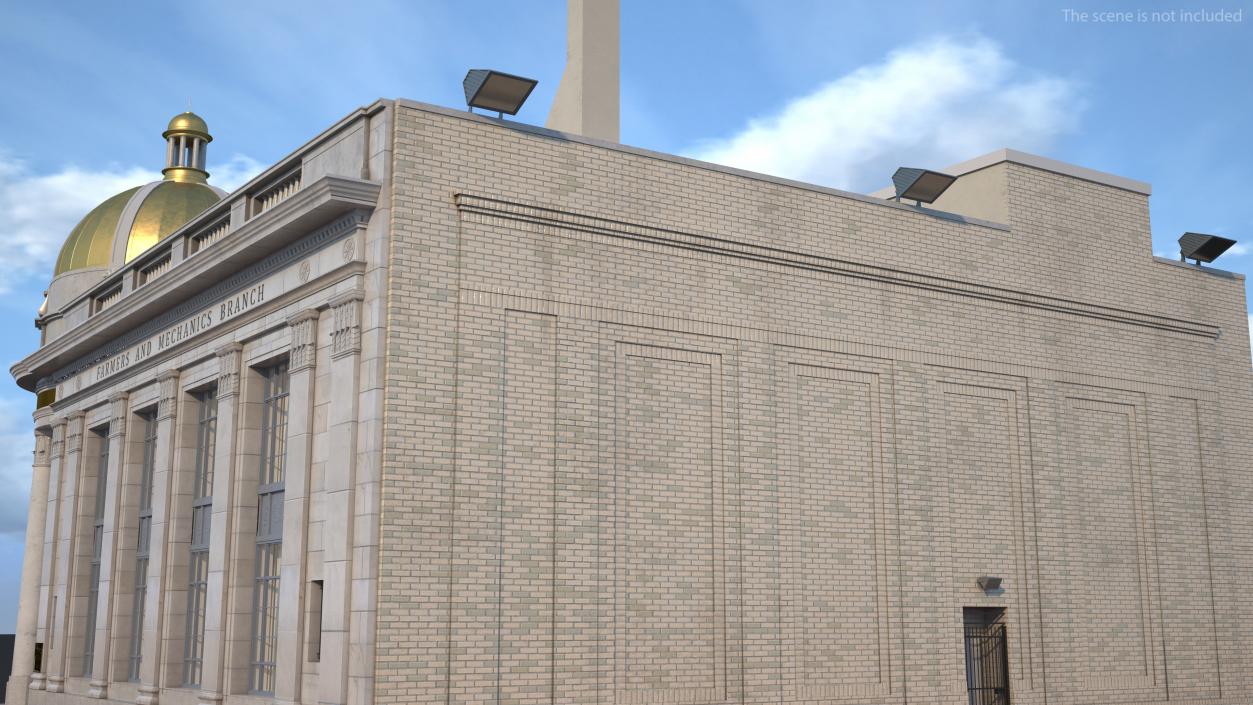 Farmers and Mechanics Bank Building in Georgetown 3D model