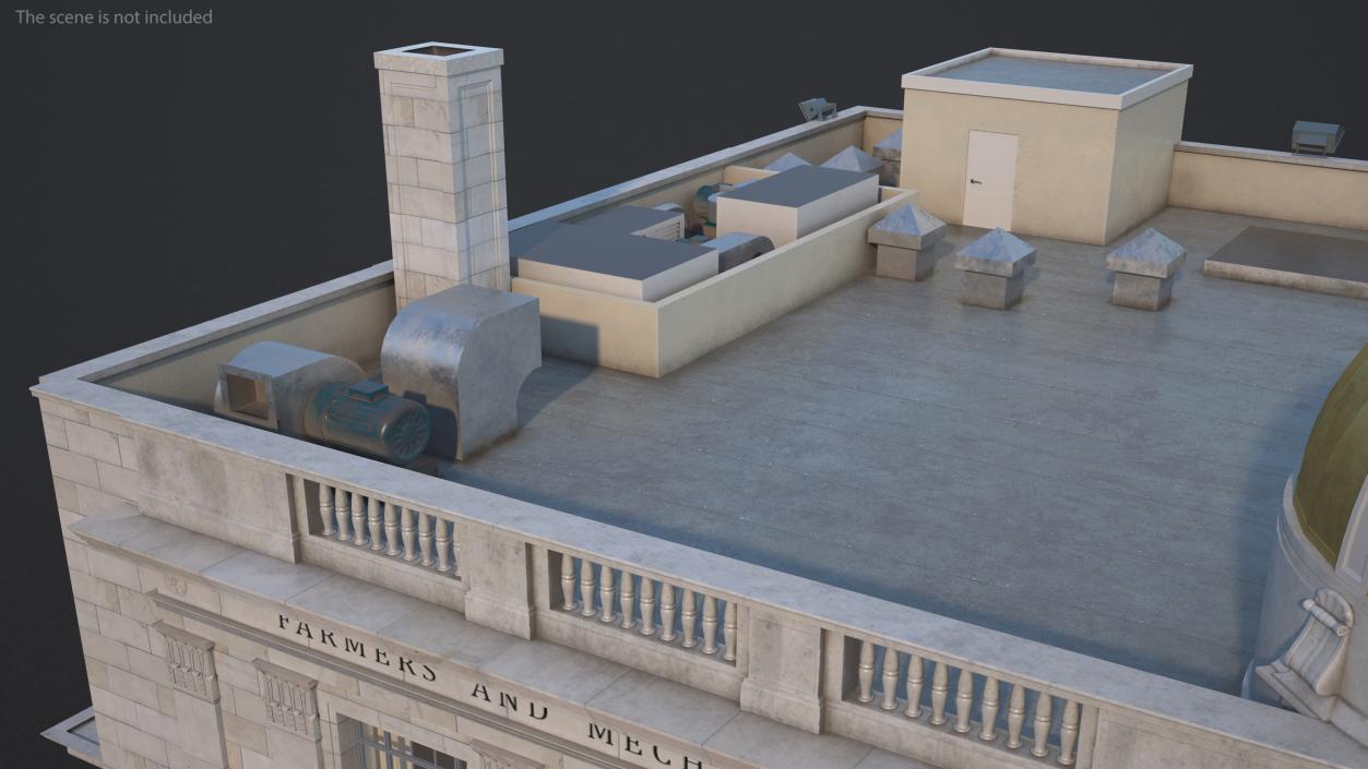 Farmers and Mechanics Bank Building in Georgetown 3D model