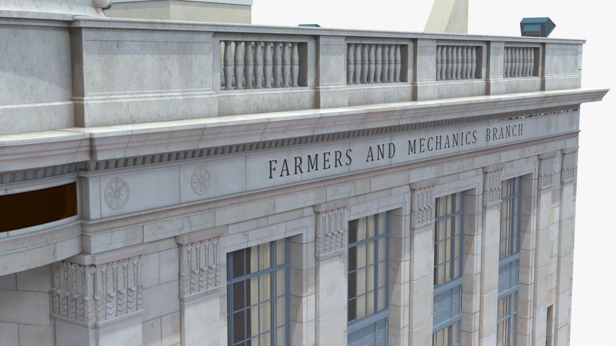 Farmers and Mechanics Bank Building in Georgetown 3D model