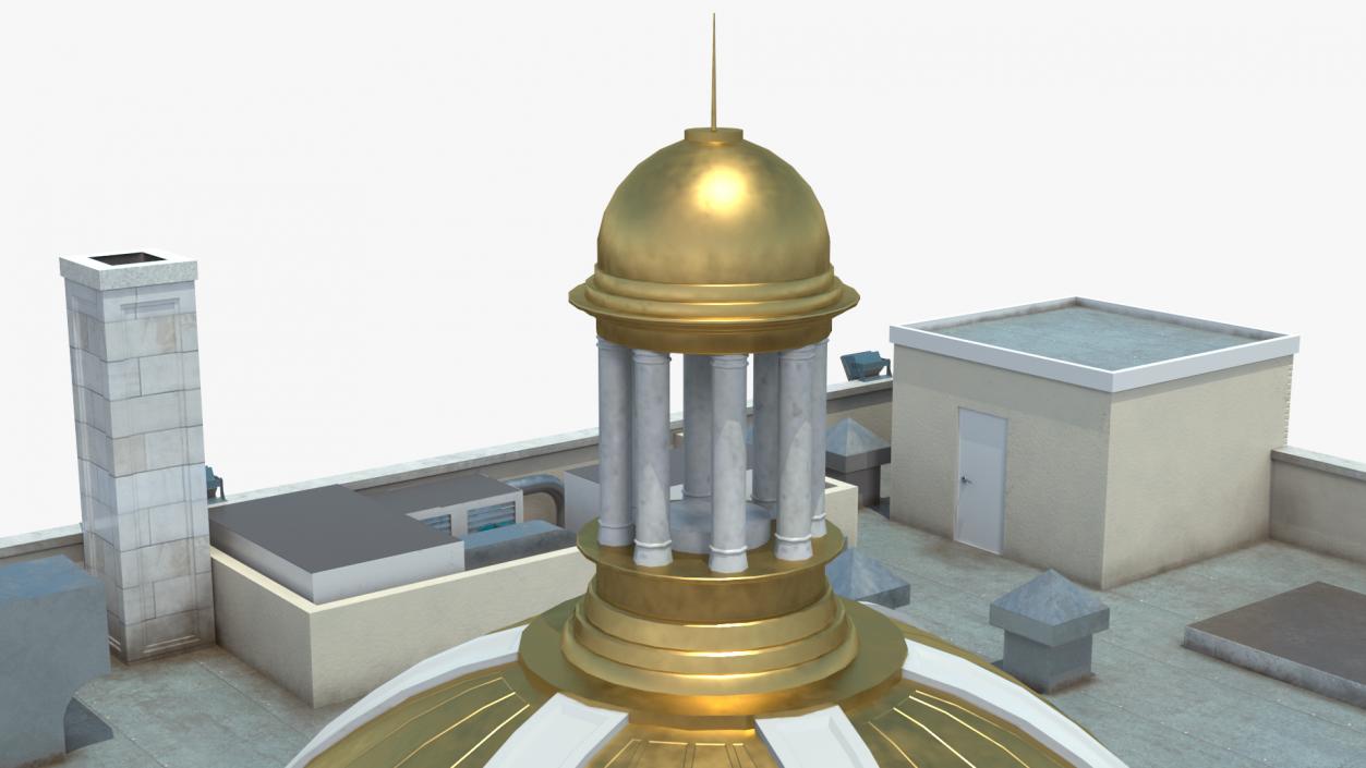 Farmers and Mechanics Bank Building in Georgetown 3D model