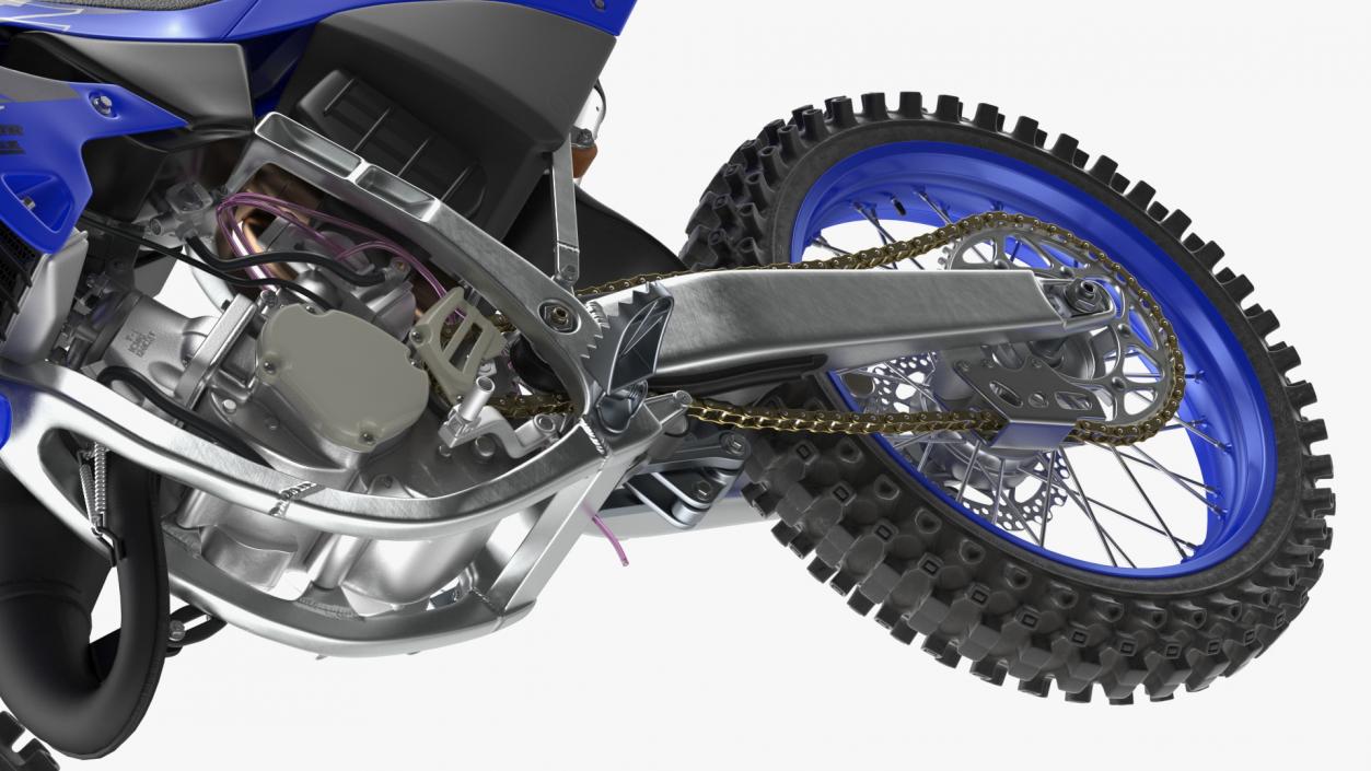 Motocross Motorcycle Rigged 3D