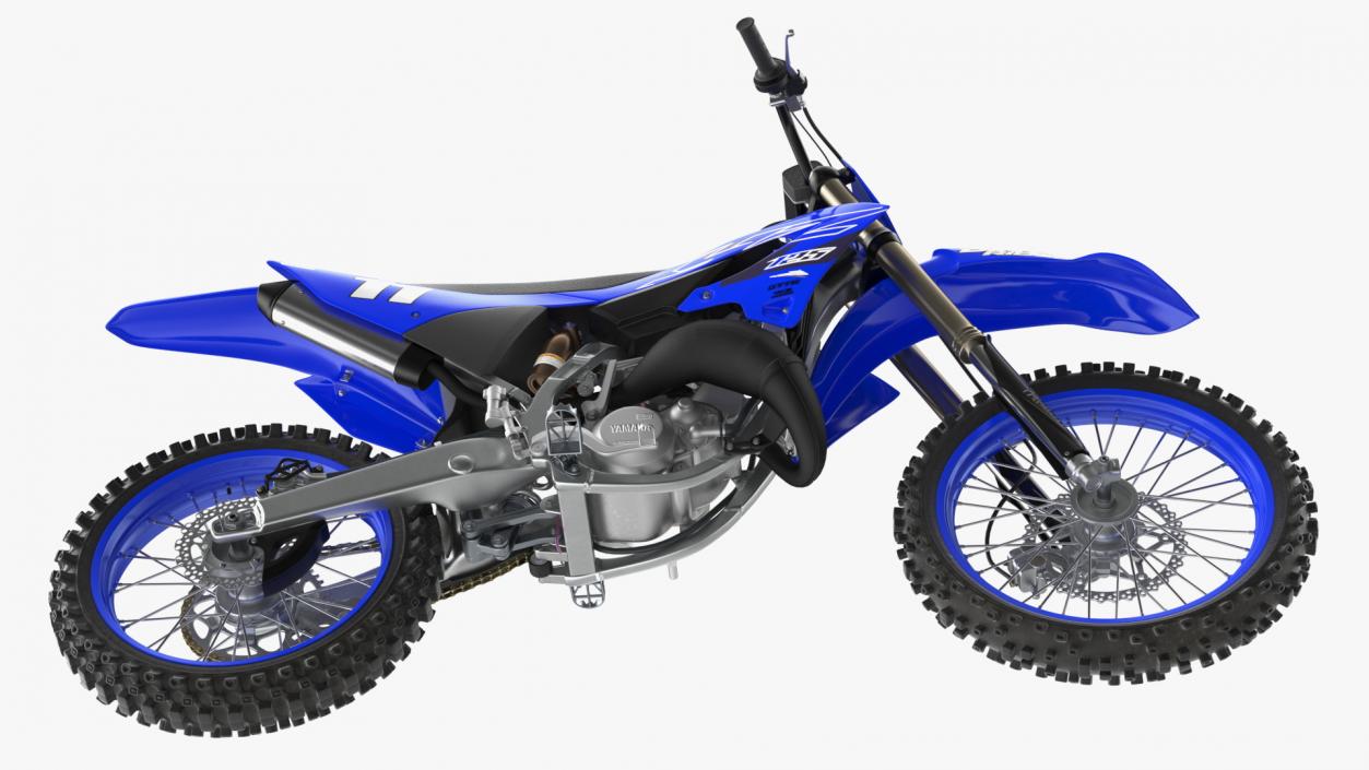 Motocross Motorcycle Rigged 3D