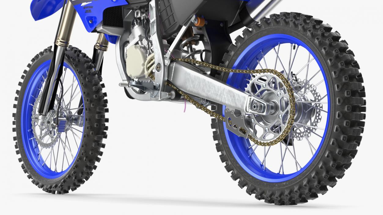 Motocross Motorcycle Rigged 3D