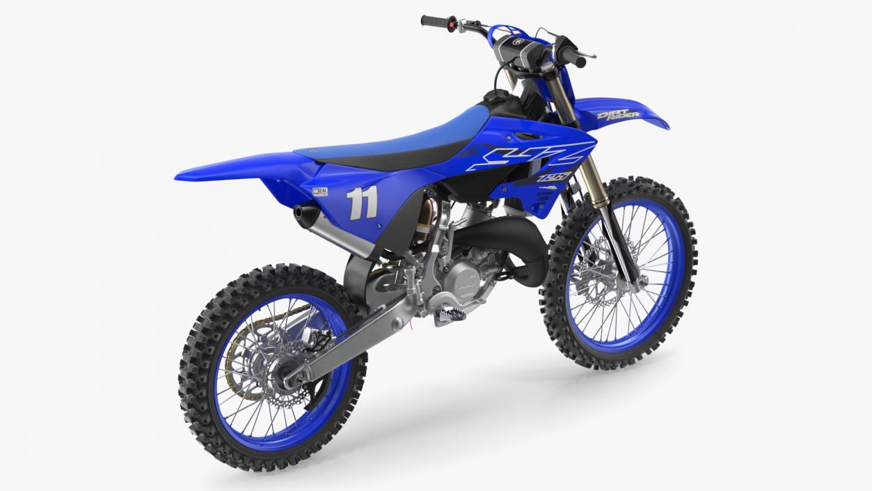 Motocross Motorcycle Rigged 3D