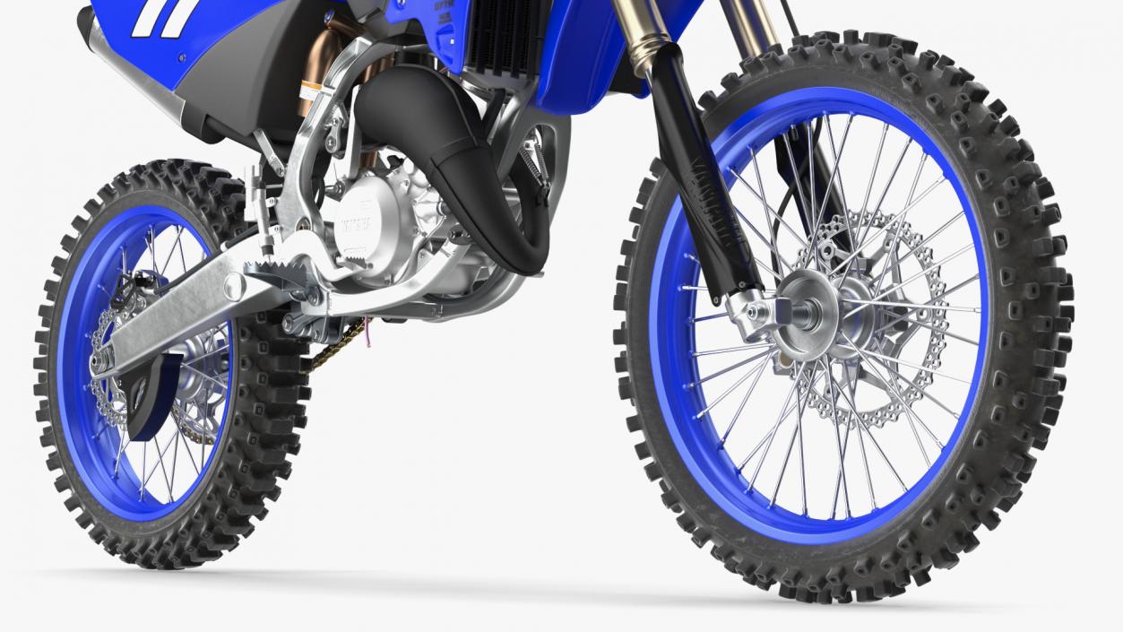 Motocross Motorcycle Rigged 3D