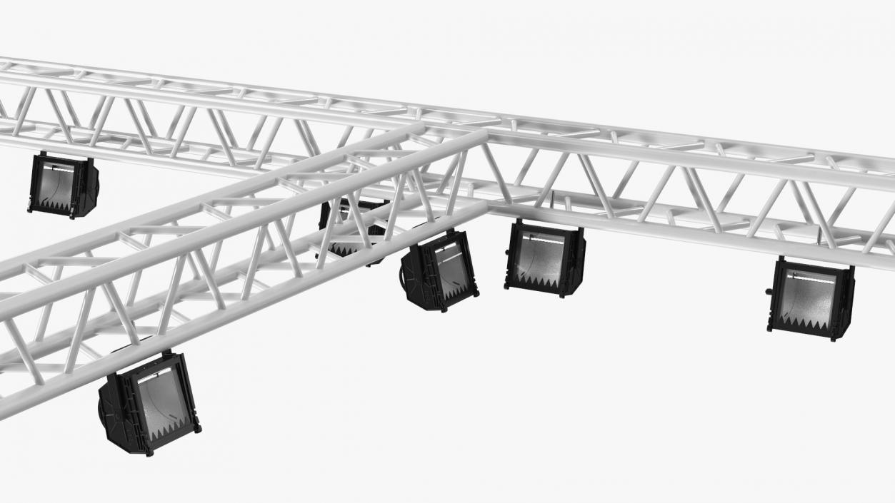 3D Show Lights System model