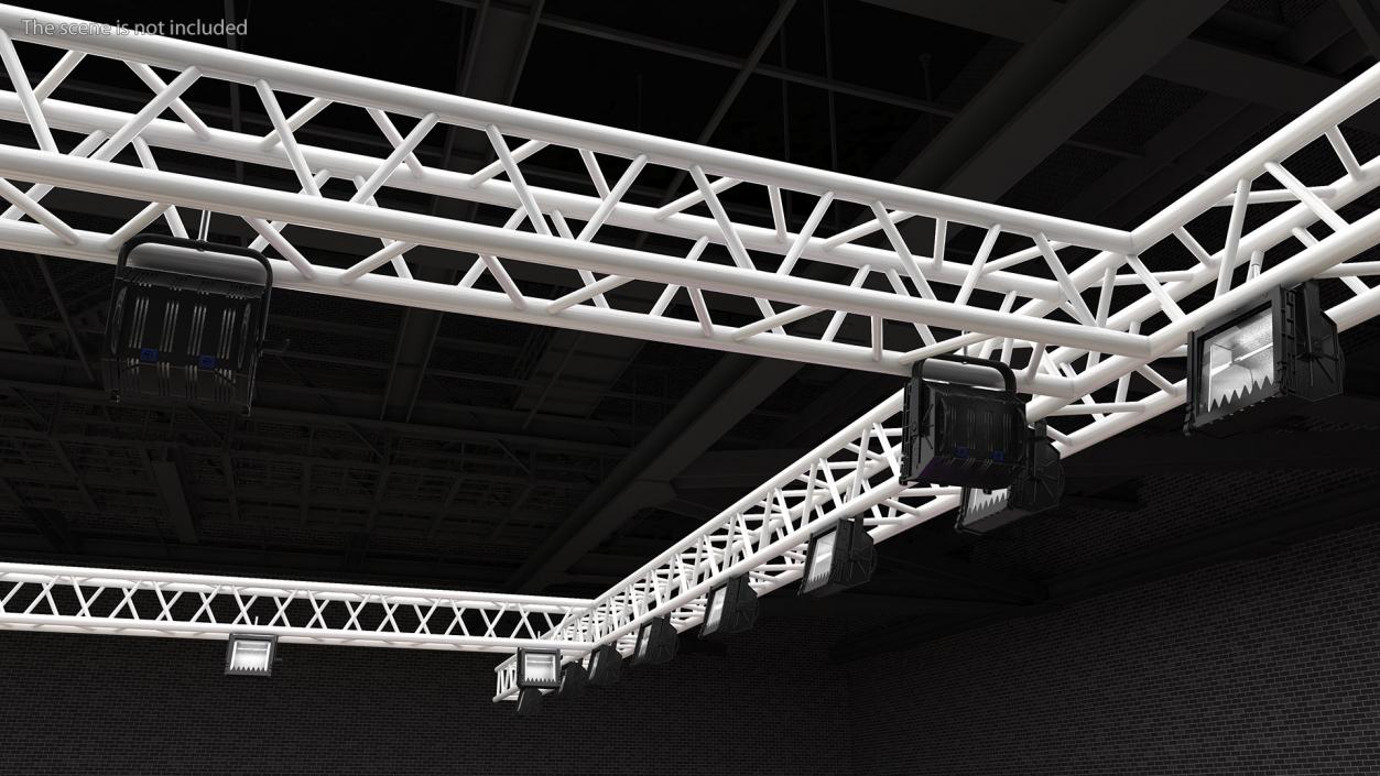 3D Show Lights System model