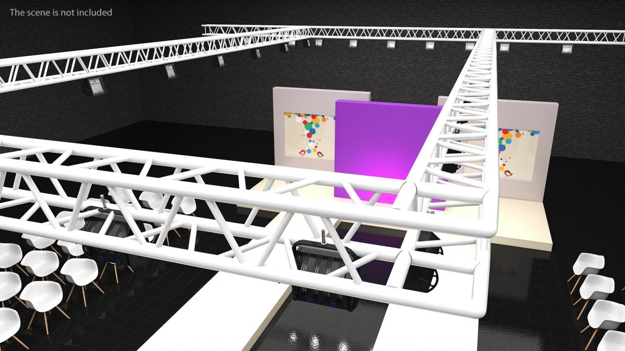 3D Show Lights System model