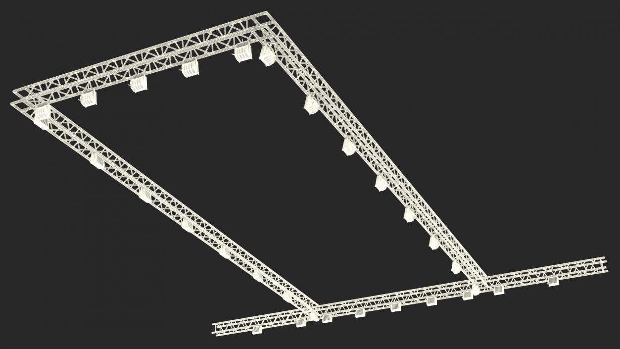 3D Show Lights System model