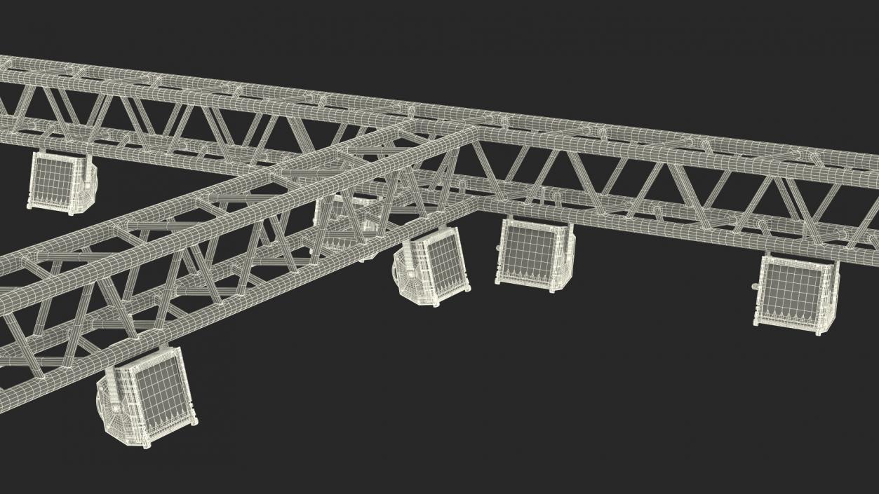 3D Show Lights System model