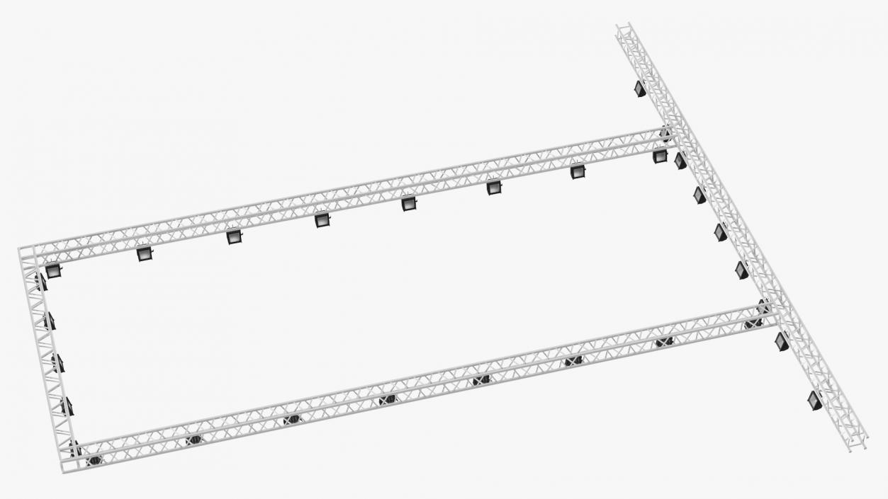 3D Show Lights System model