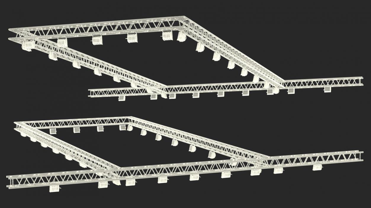 3D Show Lights System model