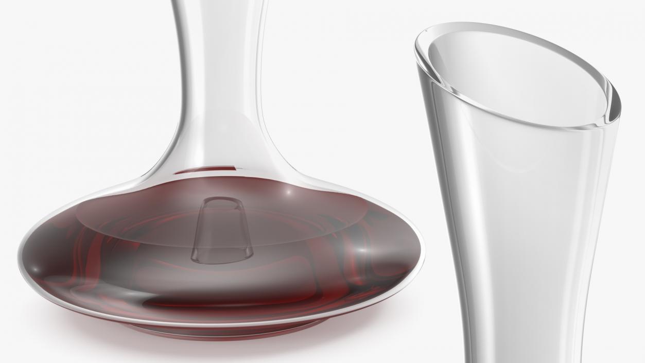 Glass Wine Decanter 3D model