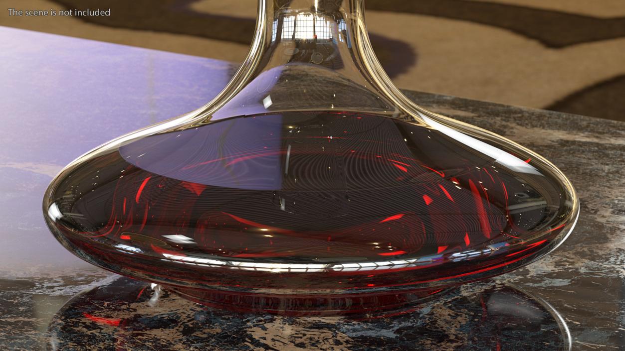 Glass Wine Decanter 3D model