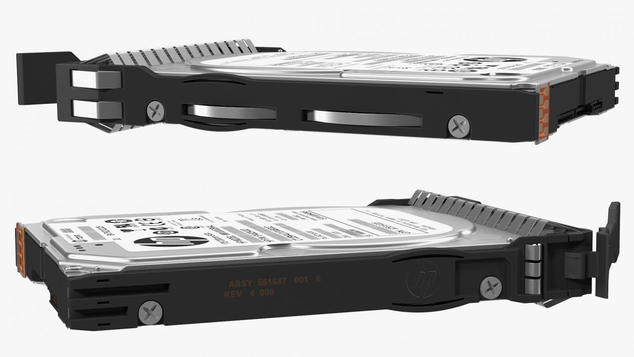 3D HP MM1000GBKAL HDD model