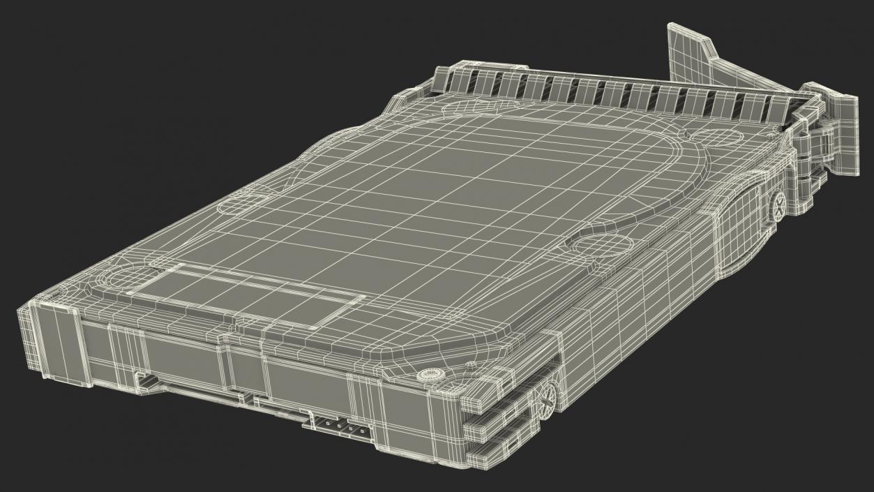 3D HP MM1000GBKAL HDD model