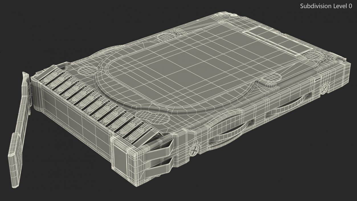 3D HP MM1000GBKAL HDD model