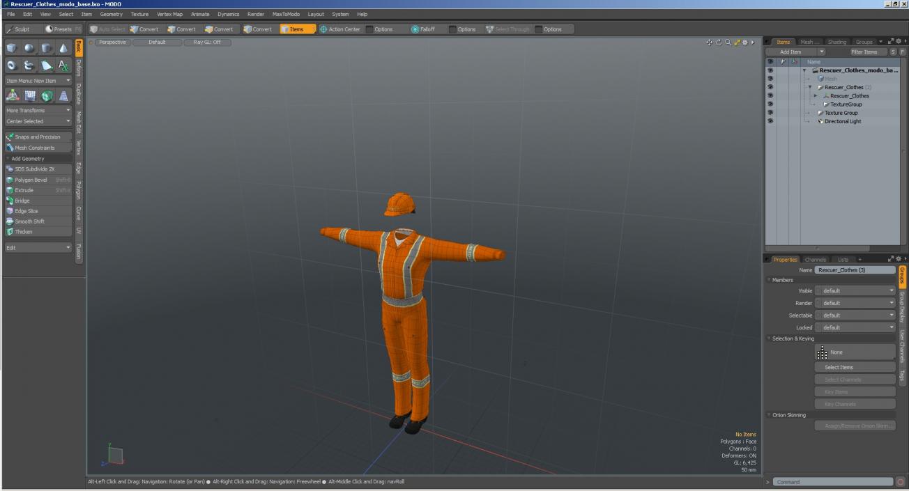 3D model Rescuer Clothes