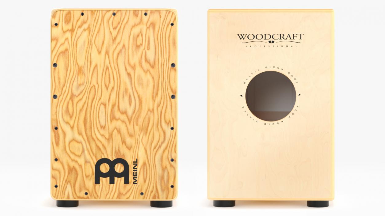 3D model Meinl Cajon Drum Makah Burl String Cajon