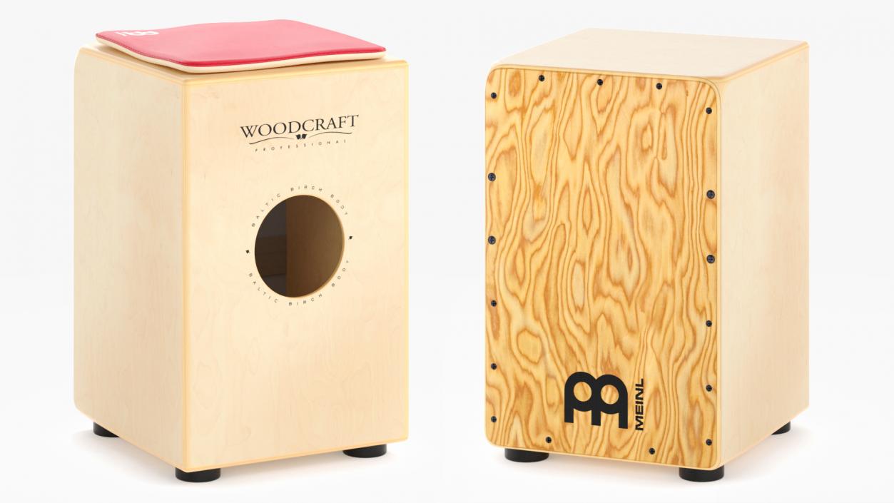 3D model Meinl Cajon Drum Makah Burl String Cajon