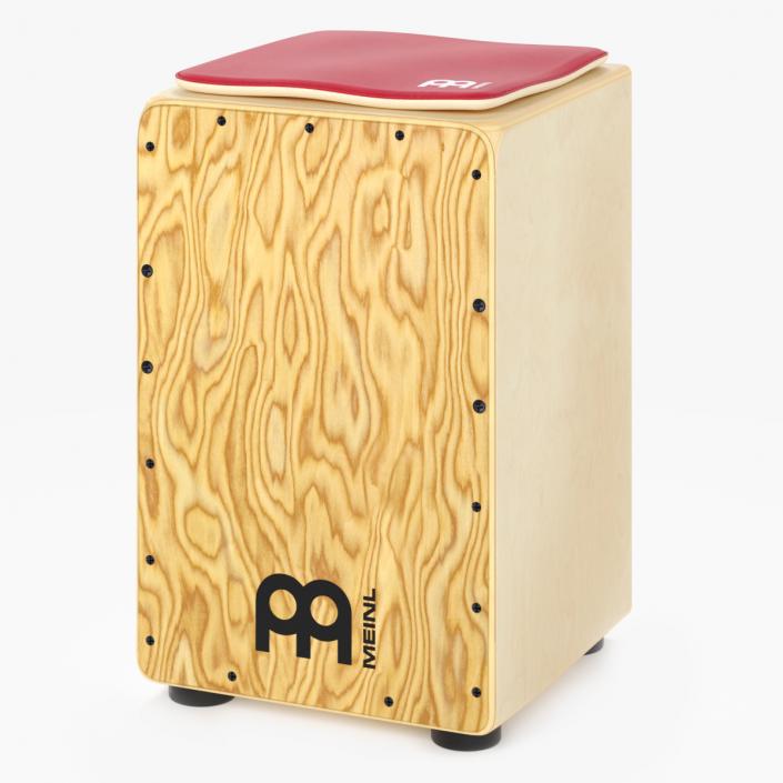 3D model Meinl Cajon Drum Makah Burl String Cajon