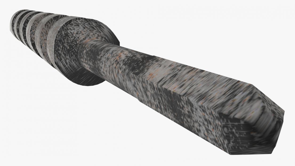 Auger Wood Drill Bit Old 3D model