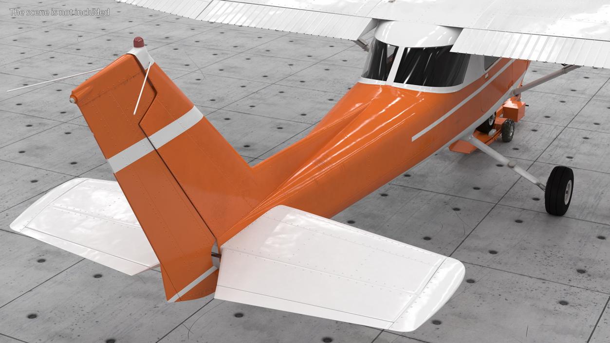 Tow Tug with Light Aircraft 3D