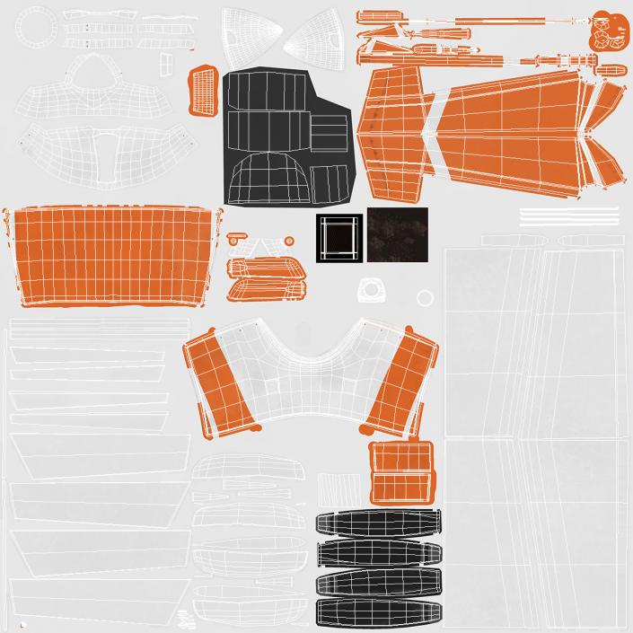 Tow Tug with Light Aircraft 3D