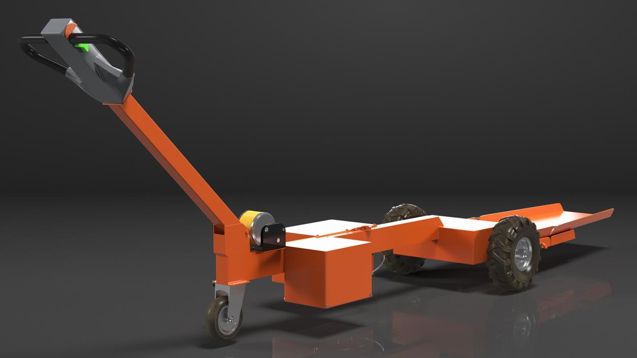 Tow Tug with Light Aircraft 3D