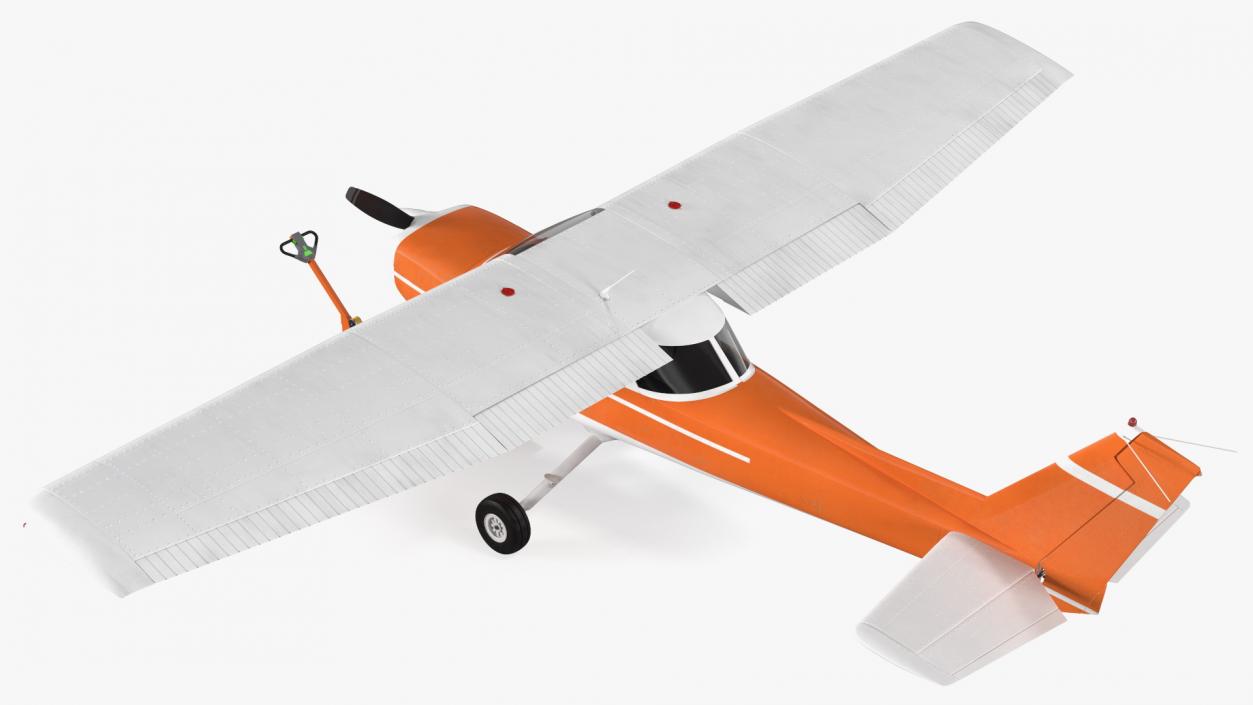 Tow Tug with Light Aircraft 3D