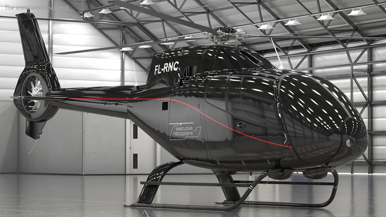 3D model Eurocopter EC120 Colibri Simple Interior