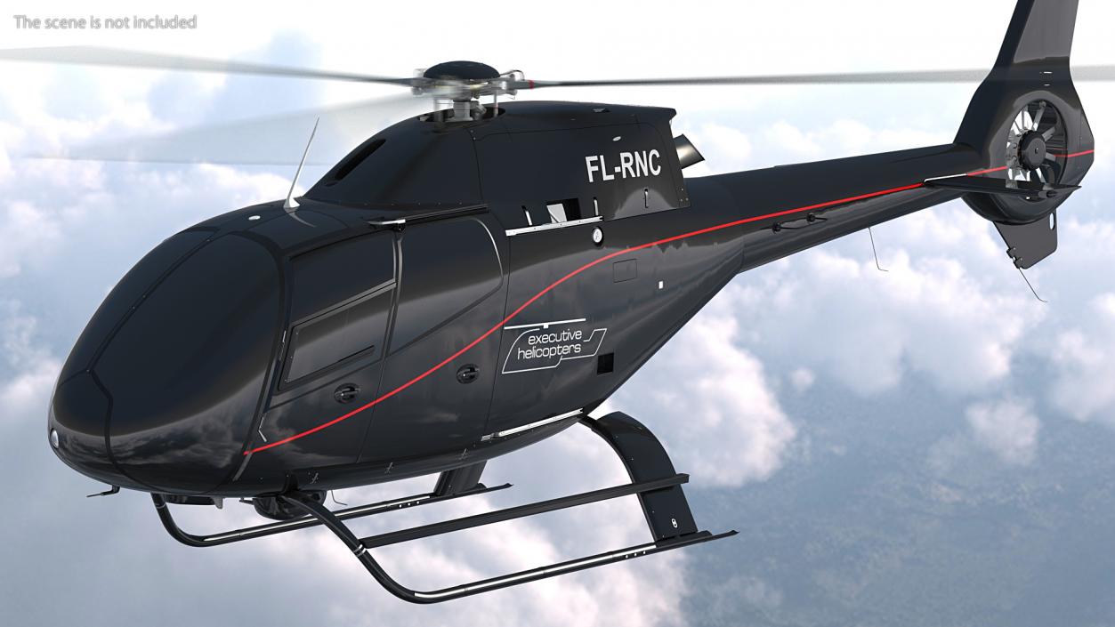 3D model Eurocopter EC120 Colibri Simple Interior