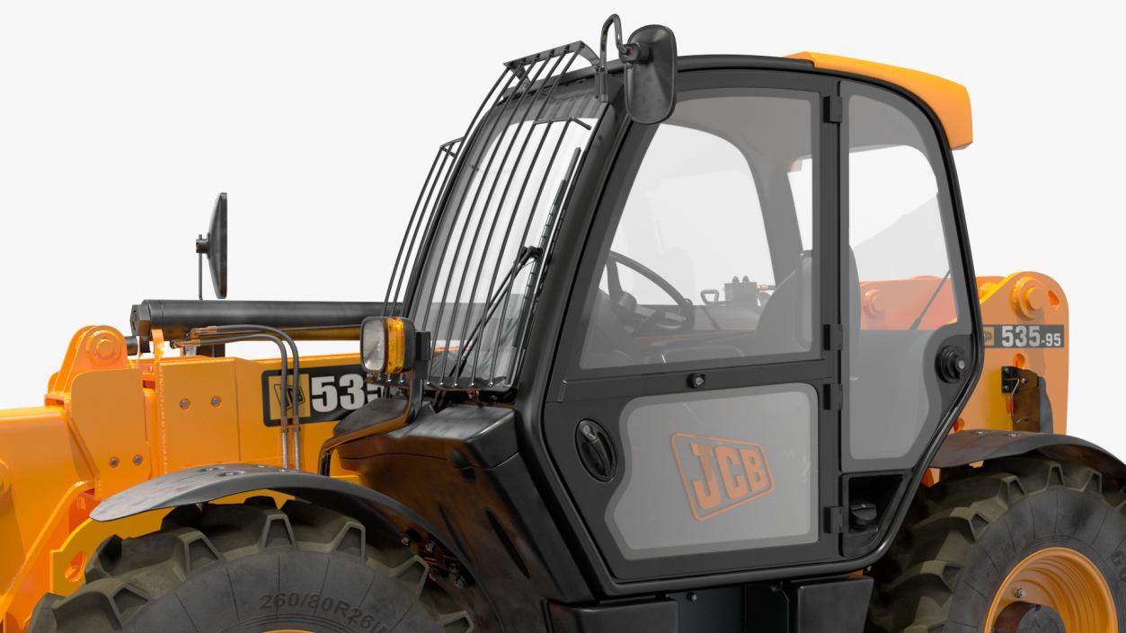 Telescopic Handler JCB 535-95 3D model