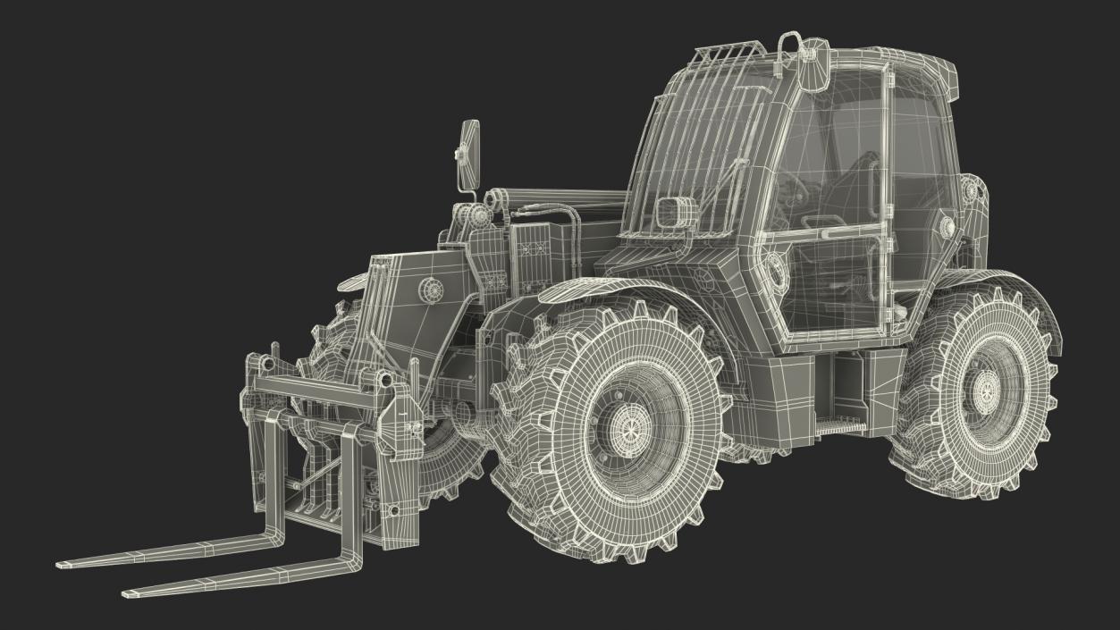 Telescopic Handler JCB 535-95 3D model