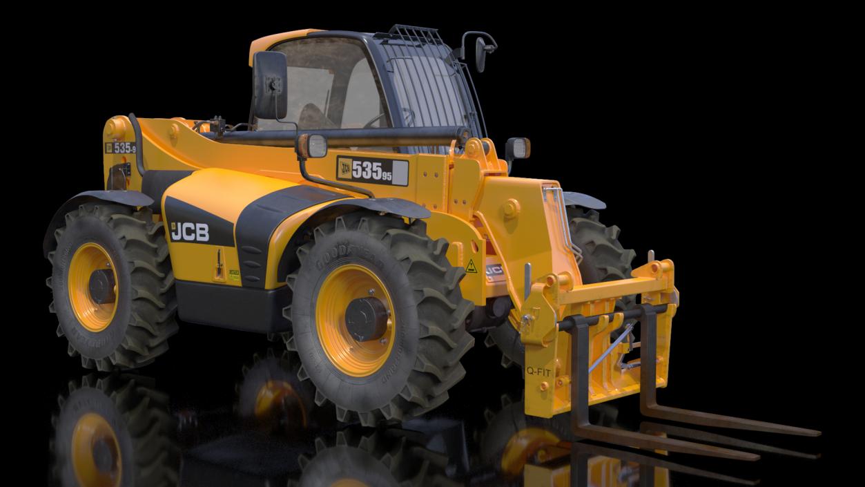 Telescopic Handler JCB 535-95 3D model