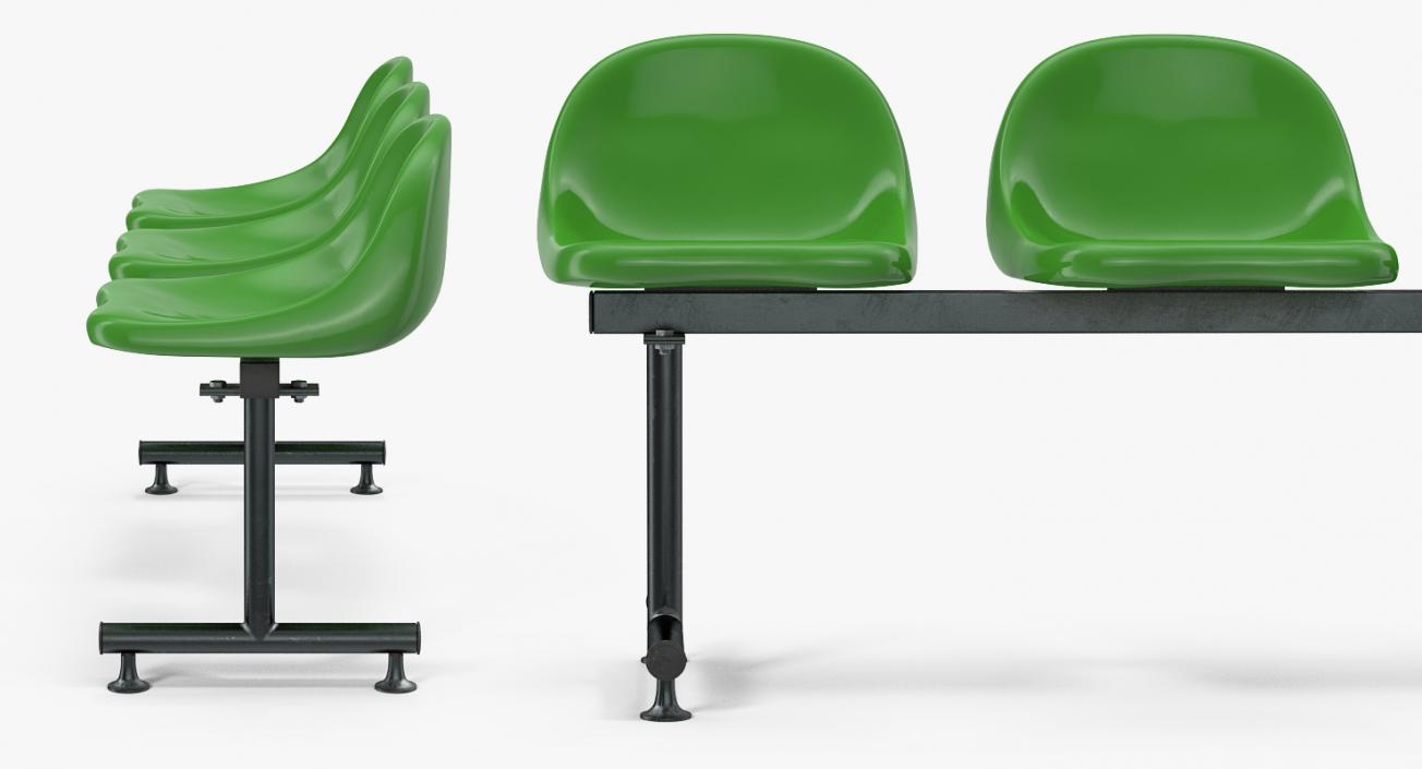 Plastic Stadium Seats Collection 3D