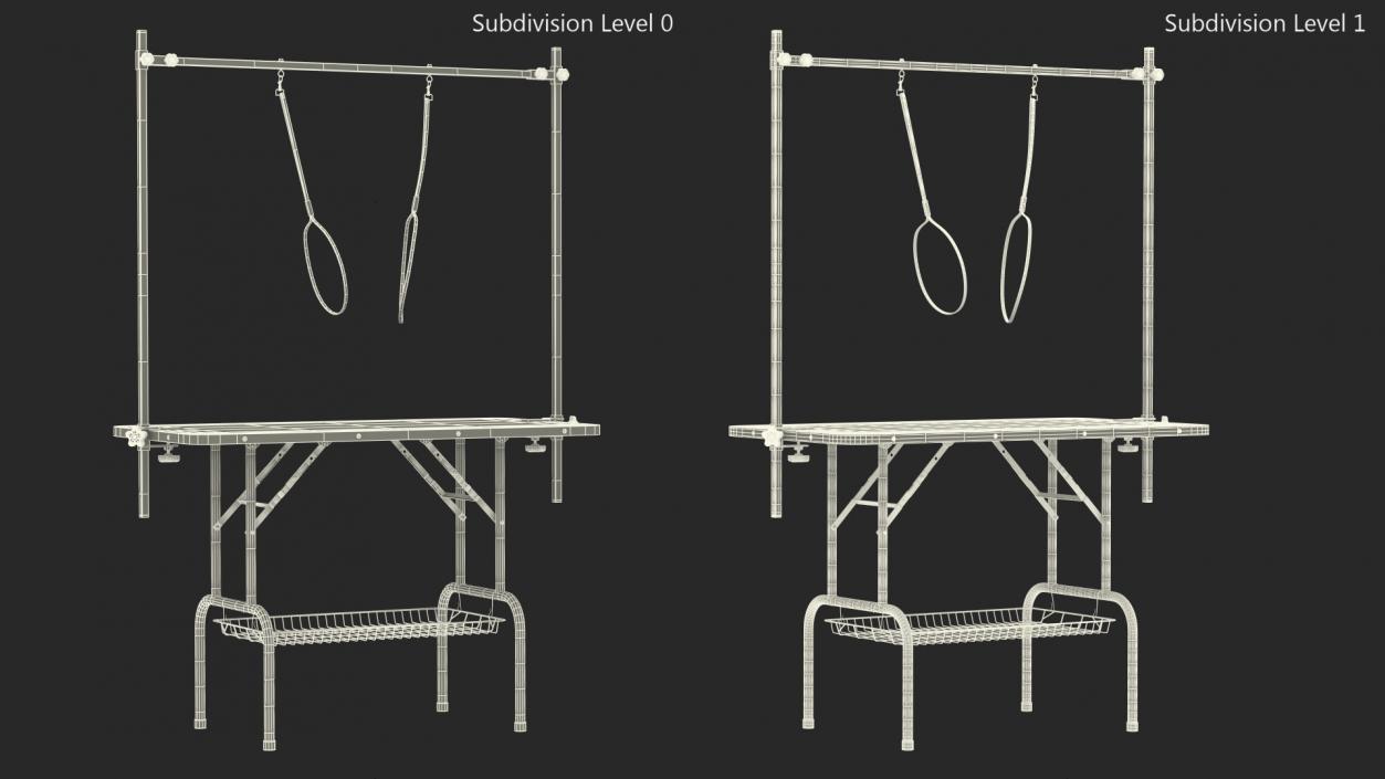 3D Pet Grooming Table model