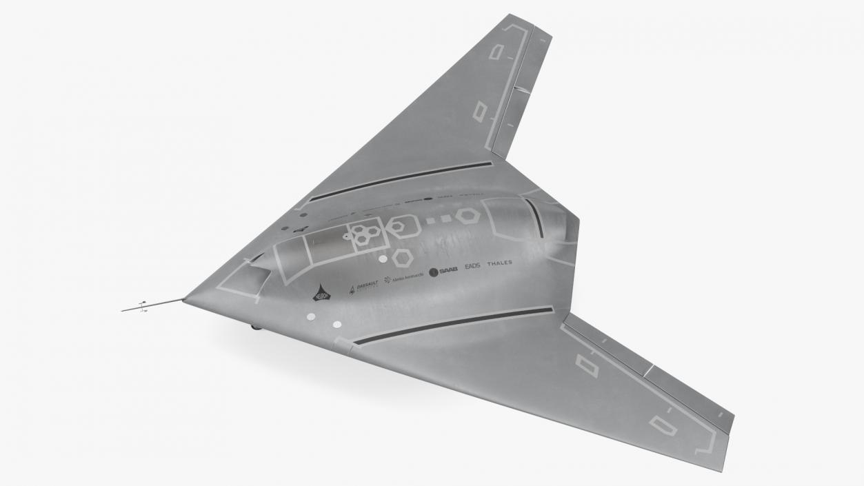 3D Dassault nEUROn Stealth UCAV model