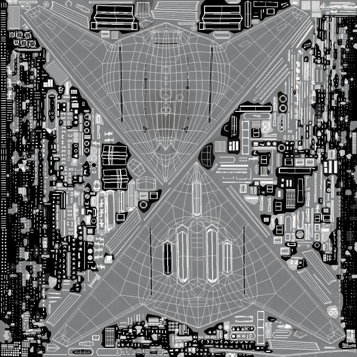 3D Dassault nEUROn Stealth UCAV model