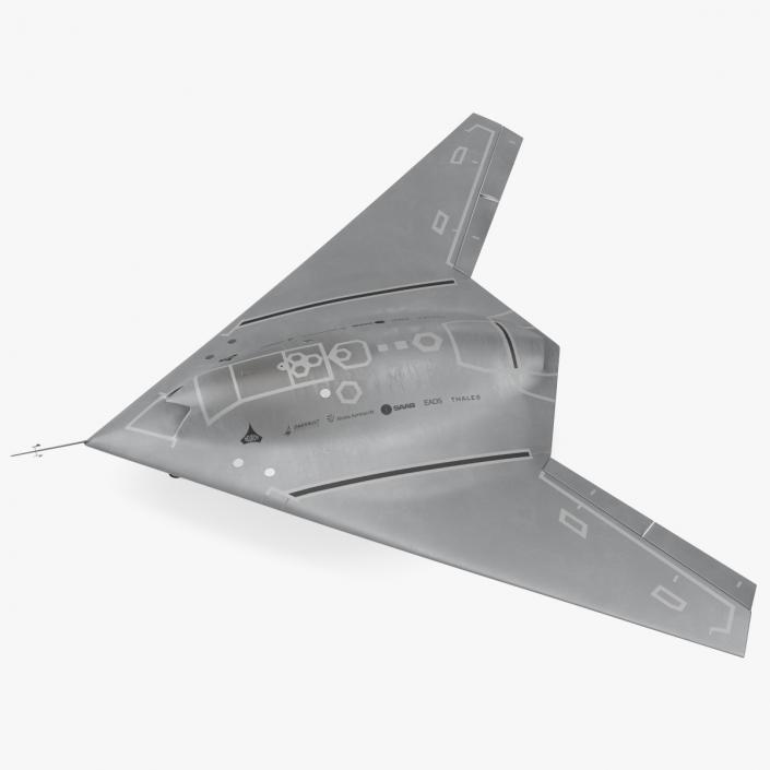 3D Dassault nEUROn Stealth UCAV model