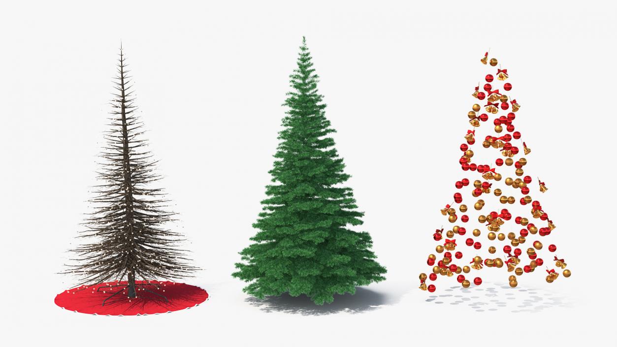 Holiday Christmas Tree 3D