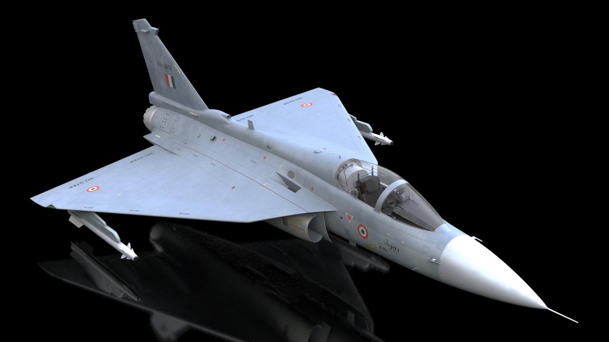 3D model HAL Tejas Multirole Light Fighter Flight