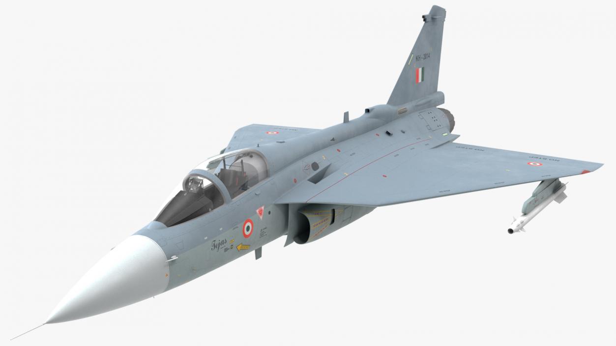 3D model HAL Tejas Multirole Light Fighter Flight