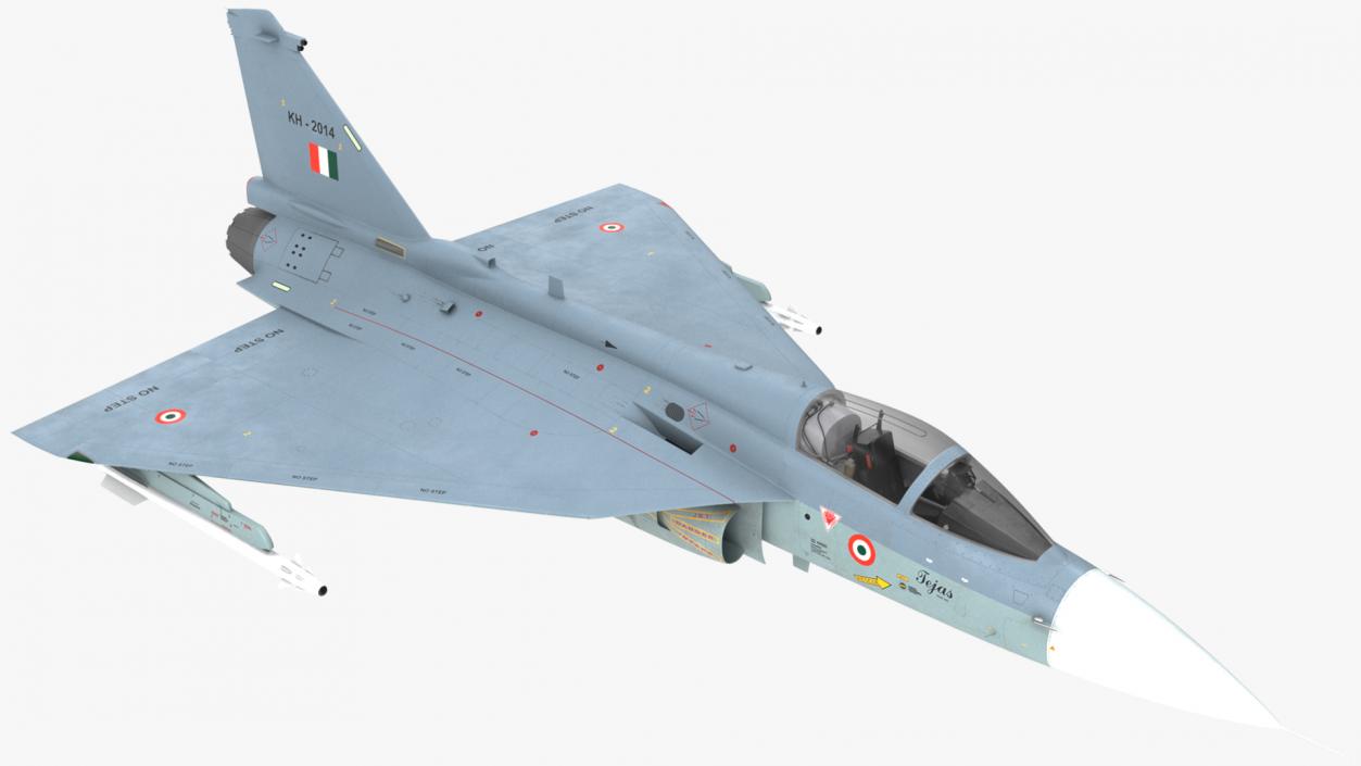 3D model HAL Tejas Multirole Light Fighter Flight