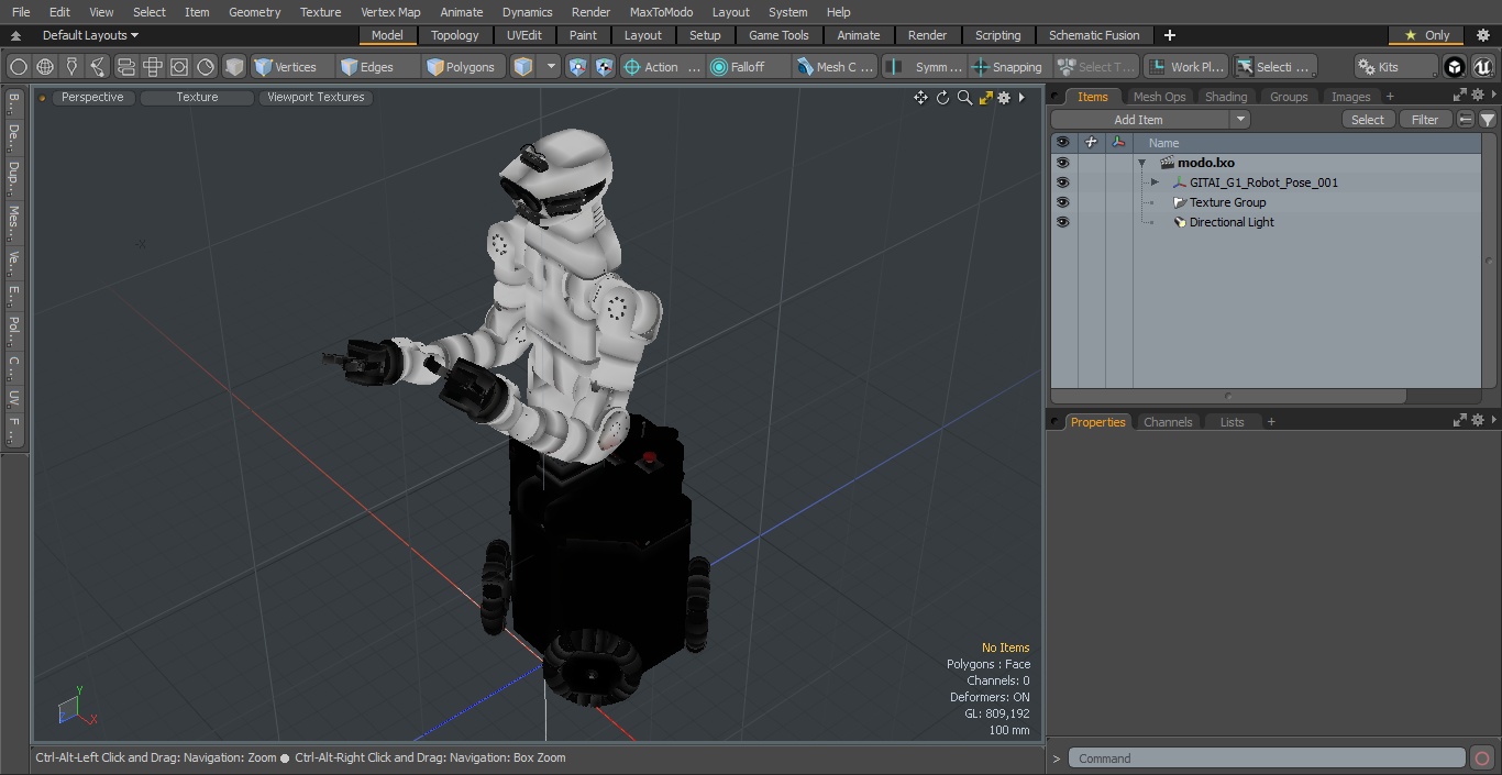 GITAI G1 Robot Pose 3D model