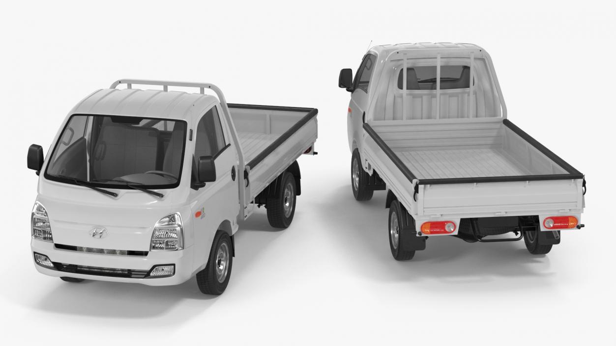 Flatbed Truck Hyundai HR 2023 3D model