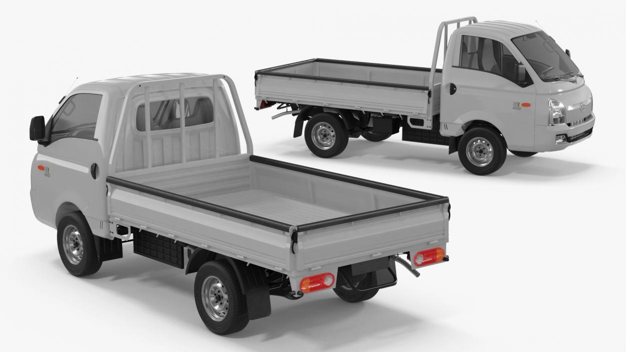 Flatbed Truck Hyundai HR 2023 3D model